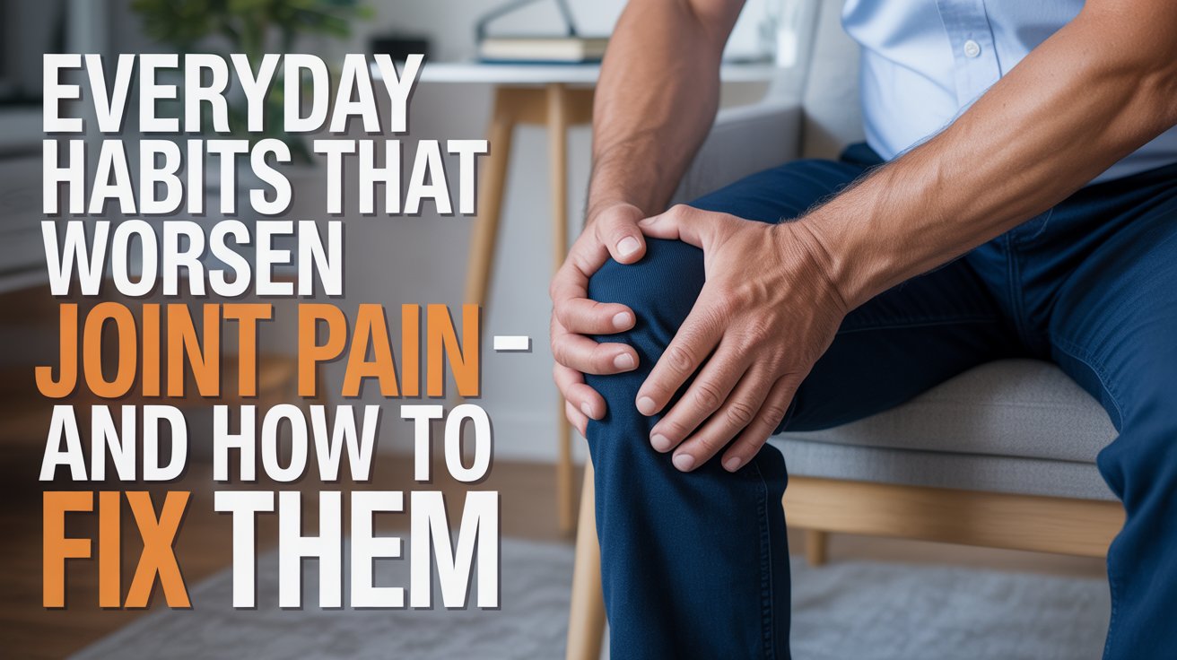 Everyday Habits That Worsen Joint Pain – And How to Fix Them